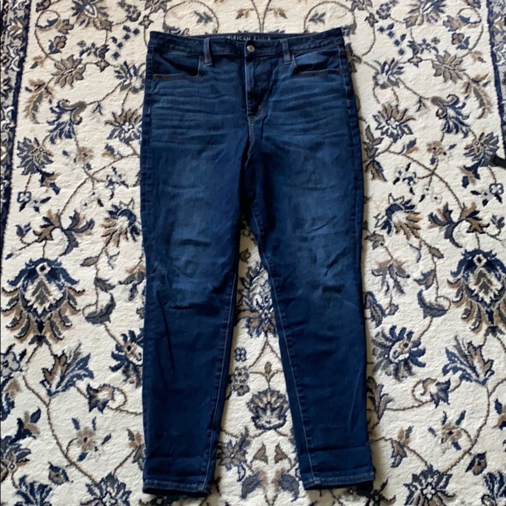 AE Super Hi-Rise Jegging size 14 short